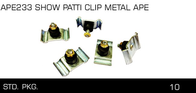 APE233 SHOW PATTI CLIP METAL APE APE233 SHOW PATTI CLIP METAL APE